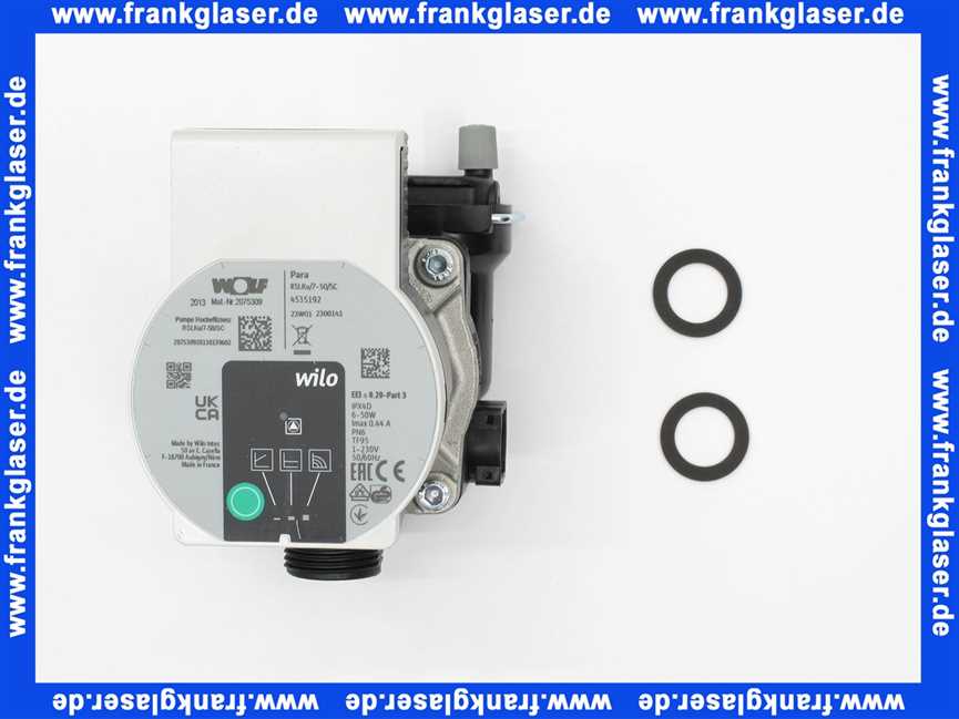 Wolf Heizkreispumpe Para RSL Ku/7-50 SC-12, für CGB/CGW/CGS-24 kW 2075309