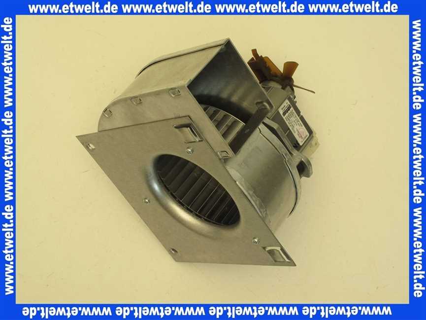 210000599 Wolf Abgasventilator mit Hallsensor (ersetzt Art.- Nr. 21 00 005, 86 01 878)