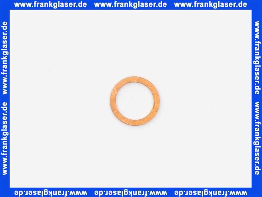 Wolf Dichtung Hauptbrennerdüse Kupferdichtung für NG-2 10,05 X 14mm 242505599