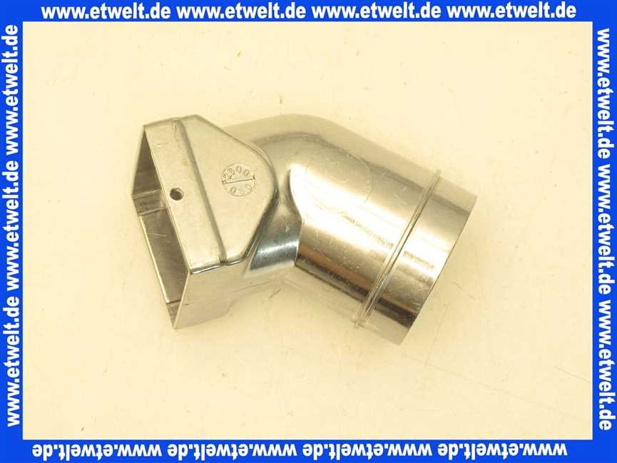 2600060 Wolf Anschlussadapter Abgasventilator für GG-18/24