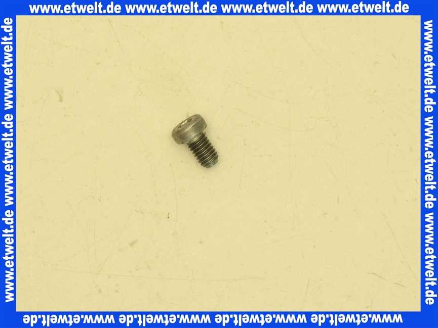 3450951 Wolf Zylinder-Schaube M6X10-AL DIN7984