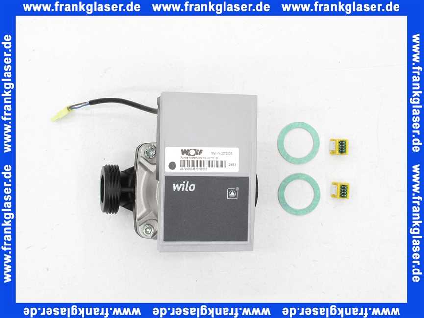 Wolf Heizkreispumpe hocheffizient EEI für CGB-35/50, mit Parameterstecker 8616283