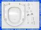 9966S1 Villeroy & Boch WC-Sitz Subway mit Deckel weiß und Softclosescharnier Verchromt